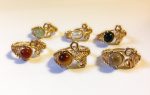 Yellow Gold Adjustable Rings - 14k Yellow Gold Filled - Semiprecious Gemstone Or Pearl