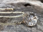 Orb Woven Necklace / Sterling Silver / Fine Silver / 14k Yellow Gold Filled / Pools Of Light