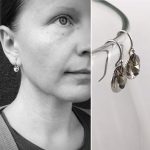 Small Hammered Silver Concave Disk Earrings / Sterling Silver / Fine Silver / Mini Gong Earrings