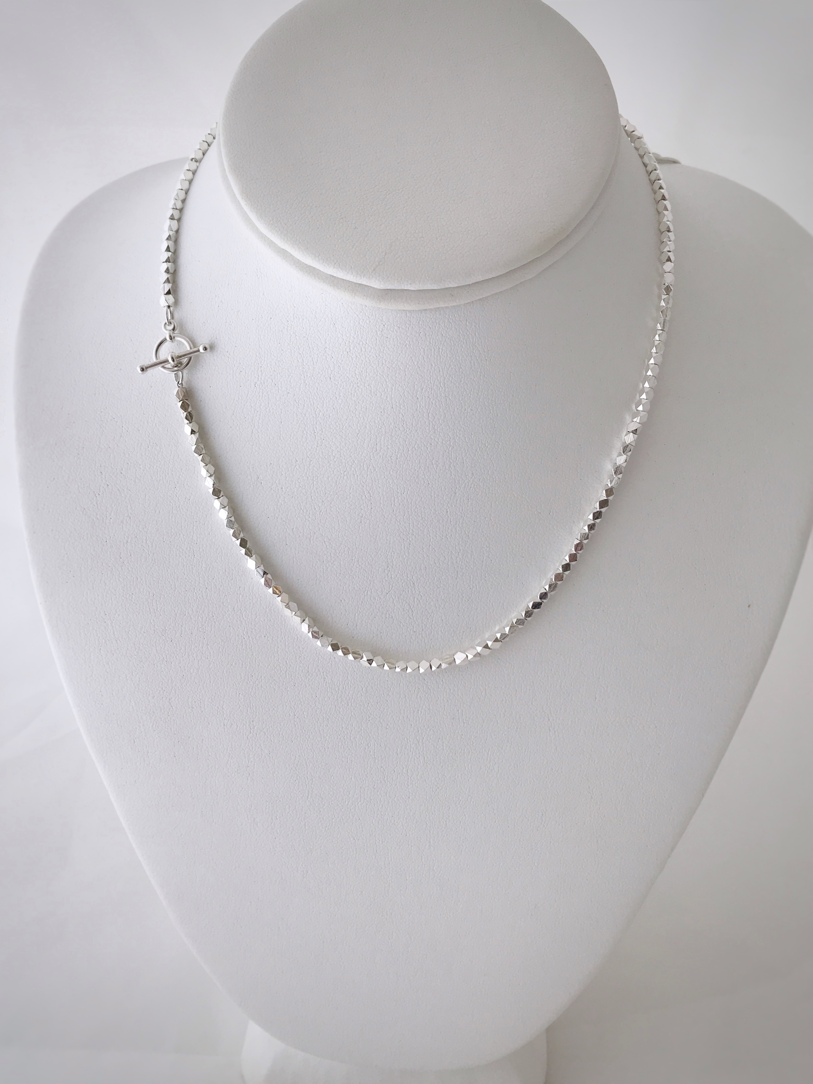 Fine Silver Nugget Necklace - Image 3