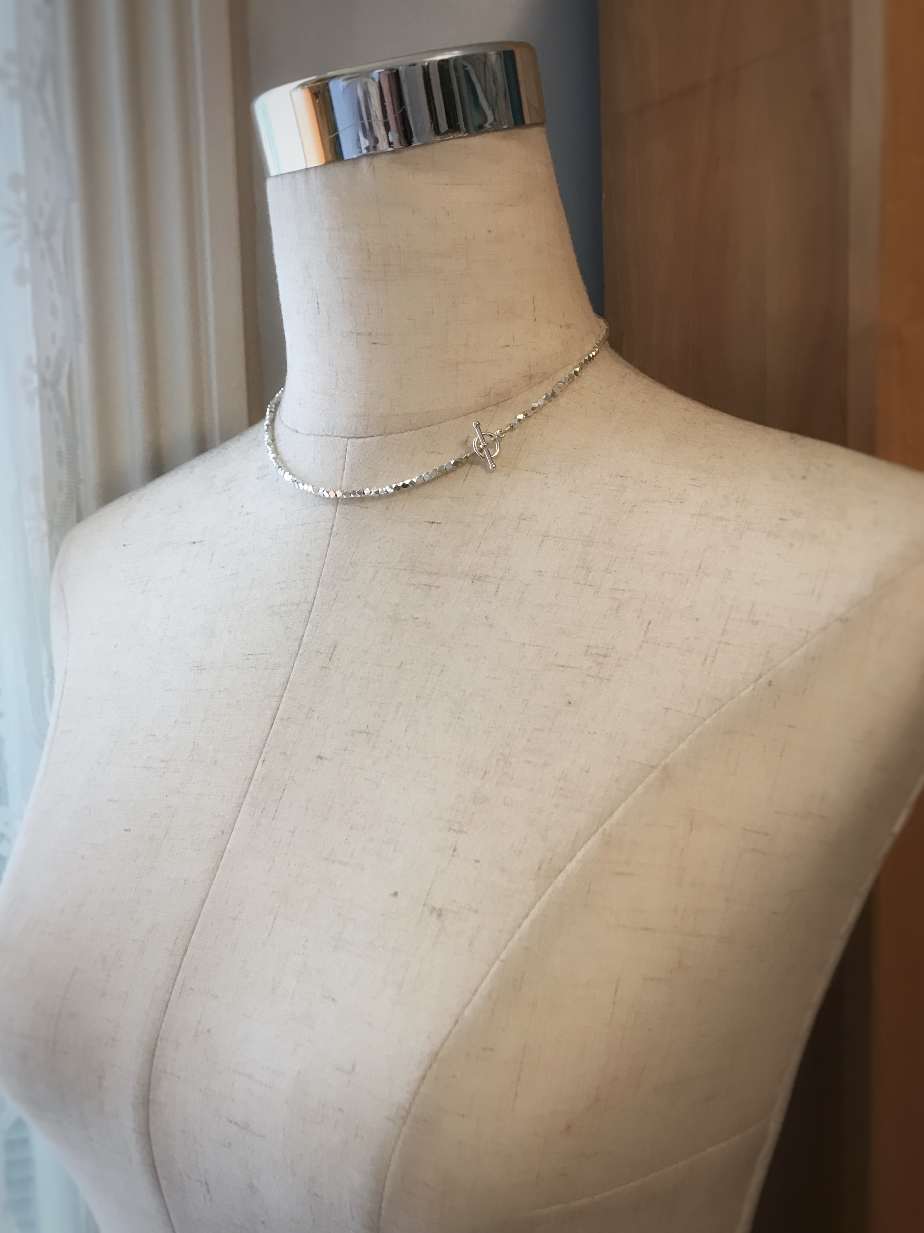 Fine Silver Nugget Necklace - Image 8