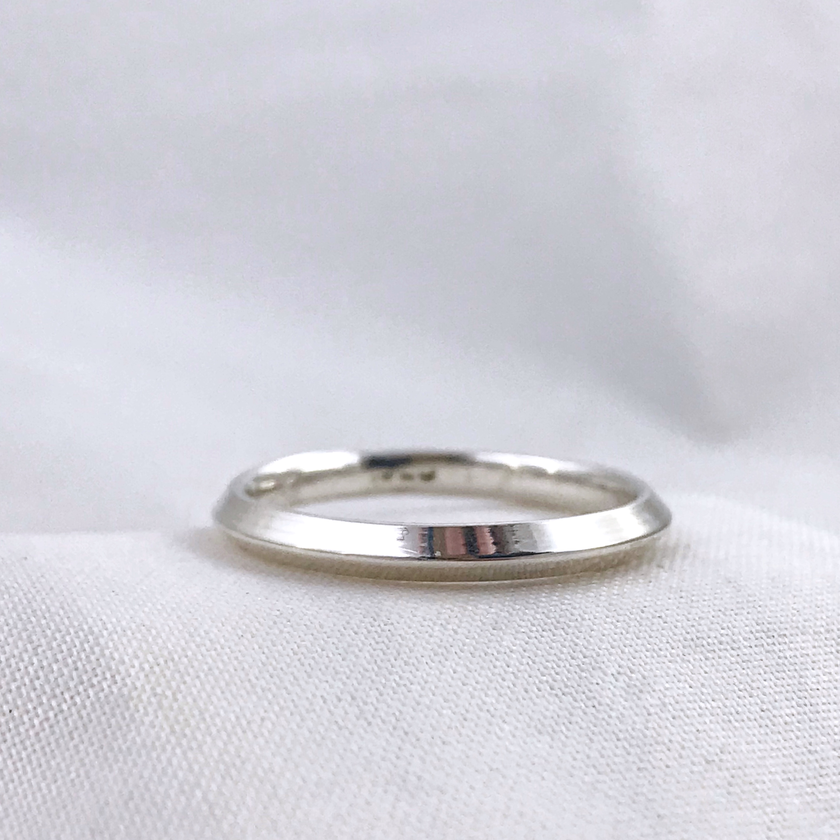 Triangle Edge Ring / Solid Sterling Silver / Geometric Men's Women's Band / 2mm Width / Custom Sized - Image 5