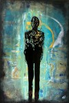 Untangled Perception By Artist Rafi Perez Mixed Medium On Canvas 24x36