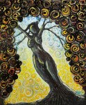 Rooted In Possibility Original Painting By Artist Rafi Perez Mixed Medium On Canvas 24x30