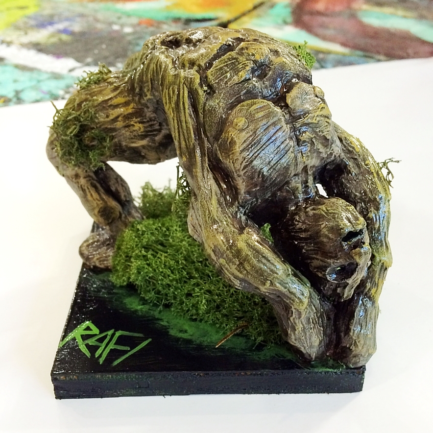 The Green Man Sculpture By Artist Rafi Perez