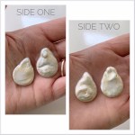 Reserved For Lindsay / Baroque Coin Pearl Necklaces / Sterling Silver / 14k Yellow Gold Filled
