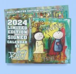 2024 Limited Edition Calendar Signed By Artist Rafi Perez - Inspirational Art Calendar