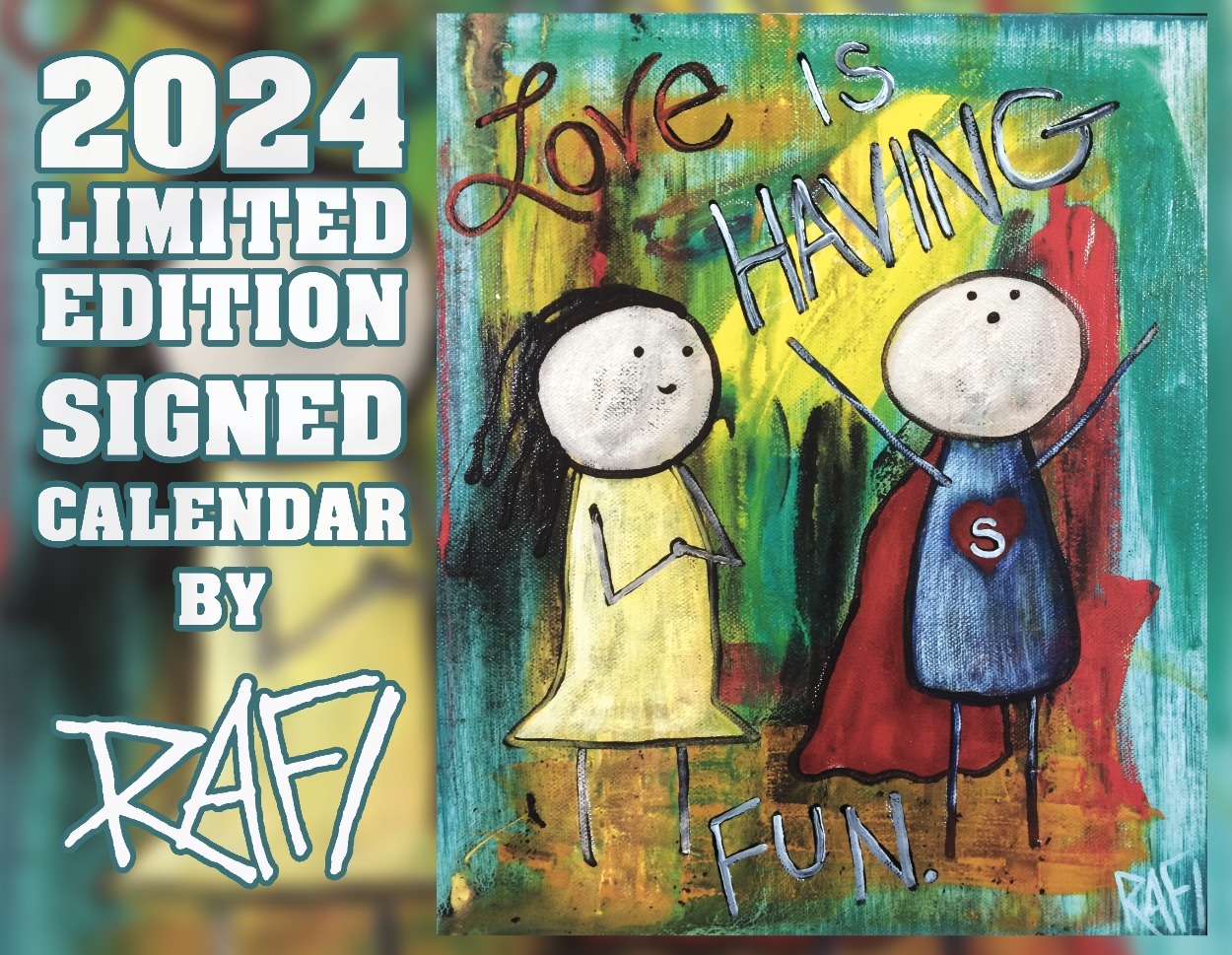 2024 Limited Edition Calendar Signed By Artist Rafi Perez - Inspirational Art Calendar - Image 20