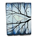 Ephemeral Elation By Artist Rafi Perez Original Art On Reclaimed Wood 10X12
