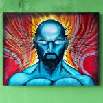 Awakening: A Journey Within Wall Art By Artist Rafi Perez Mixed Medium On Canvas 24x30