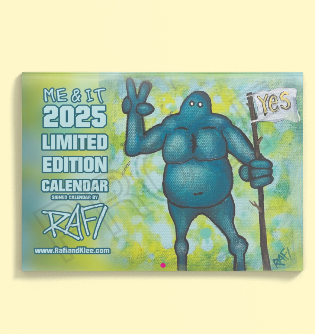 2025 Limited Edition Calendar Signed By Artist Rafi Perez – Me And It Edition