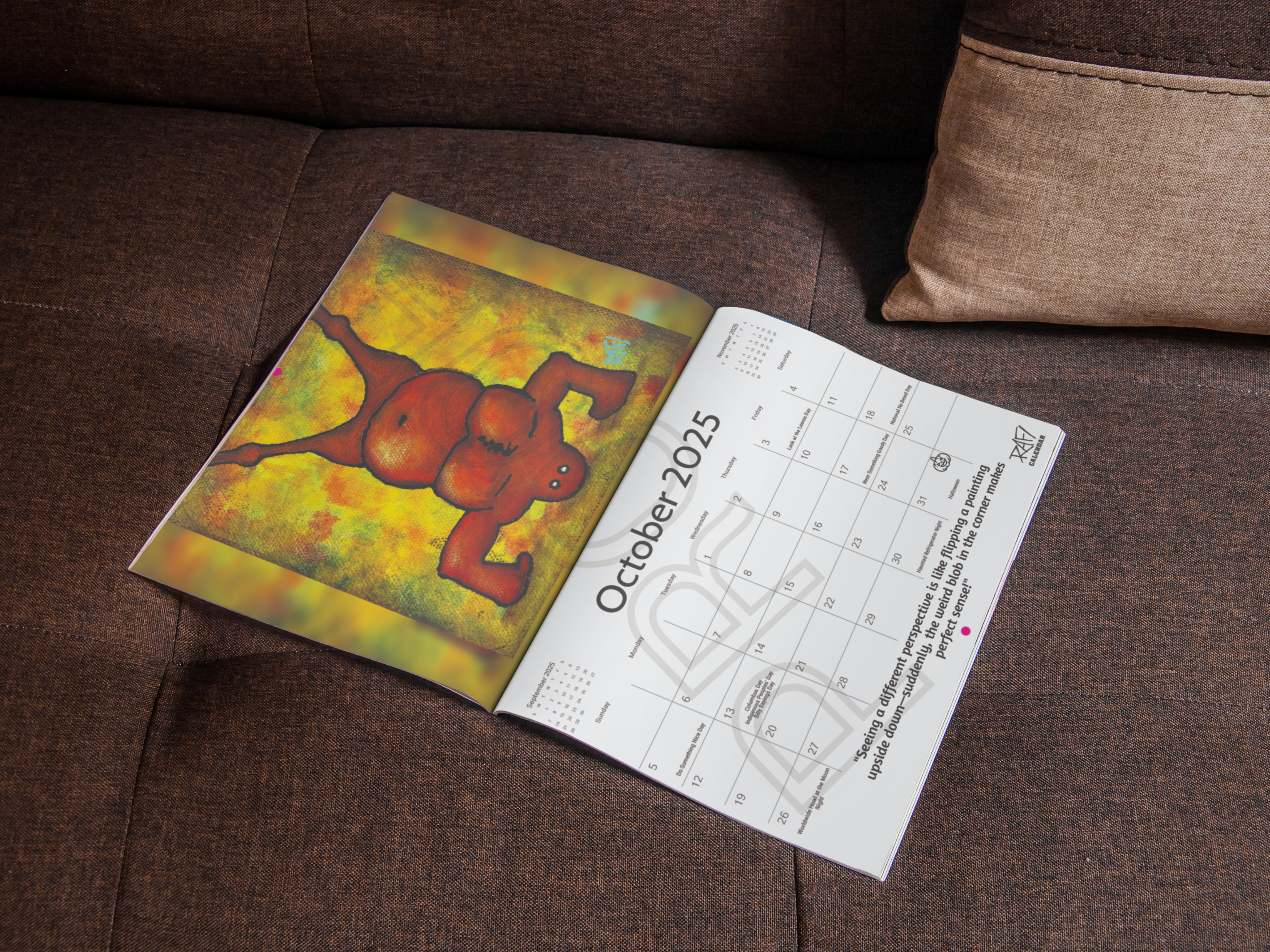 2025 Limited Edition Calendar Signed By Artist Rafi Perez - Me And It Edition - Image 15
