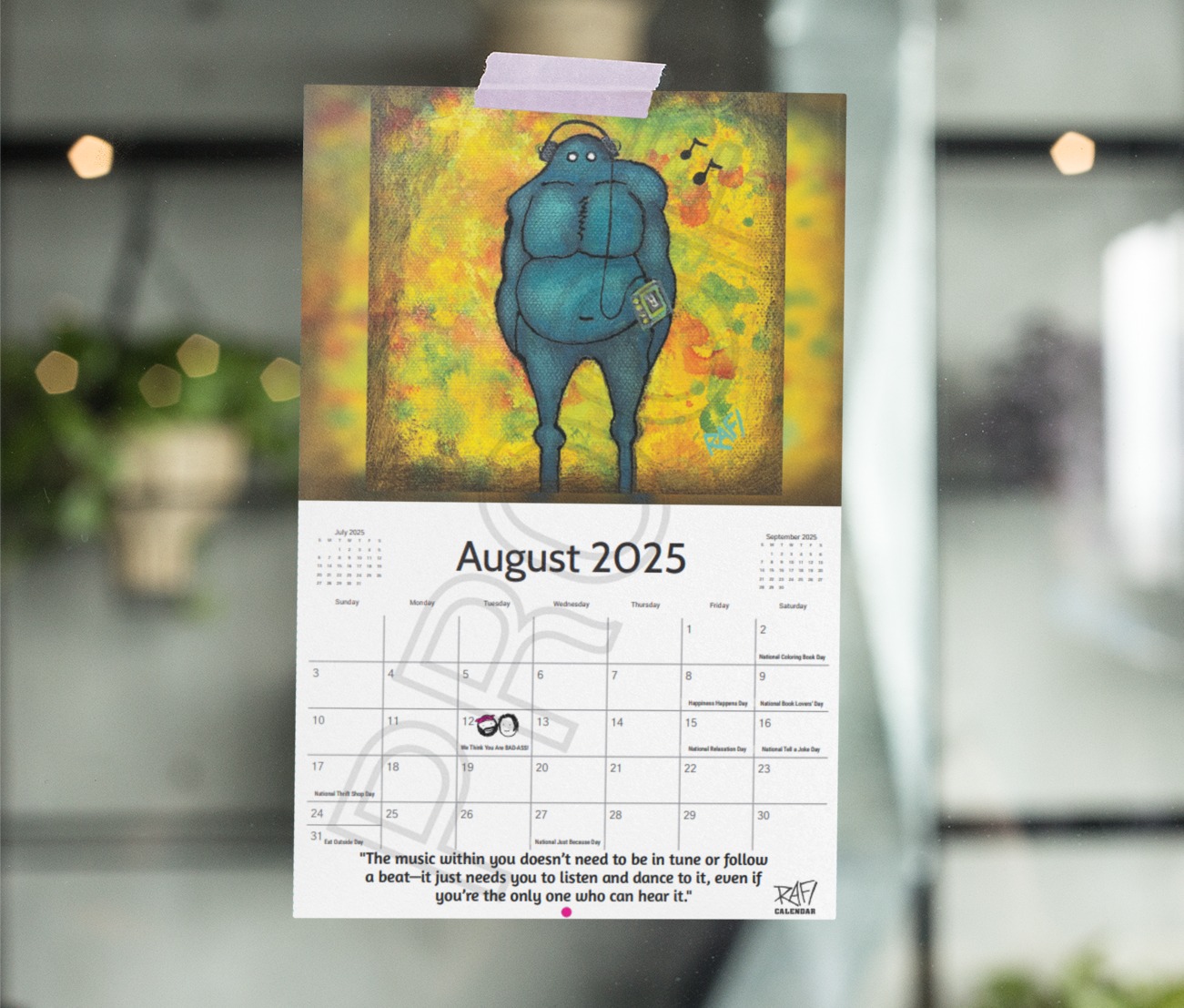 2025 Limited Edition Calendar Signed By Artist Rafi Perez - Me And It Edition - Image 21