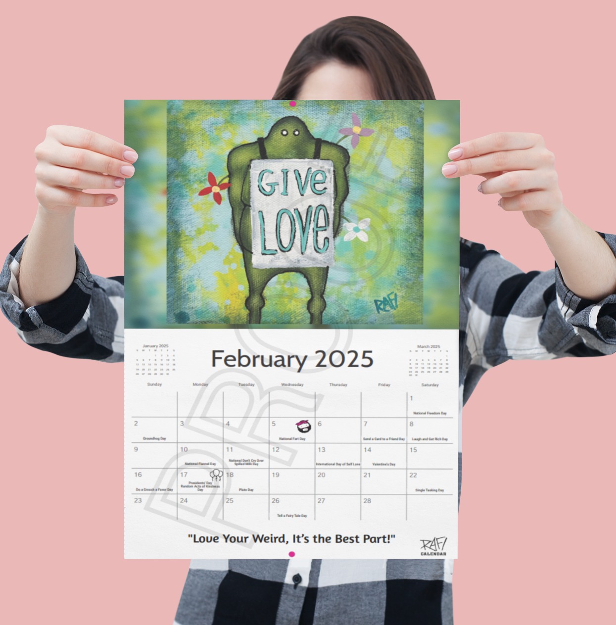 2025 Limited Edition Calendar Signed By Artist Rafi Perez - Me And It Edition - Image 22