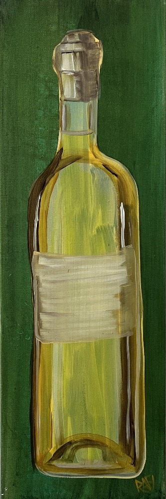 Bottled Moments Original Painting By Artist Rafi Perez Mixed Medium On Canvas 24X32 4 Piece - Image 5
