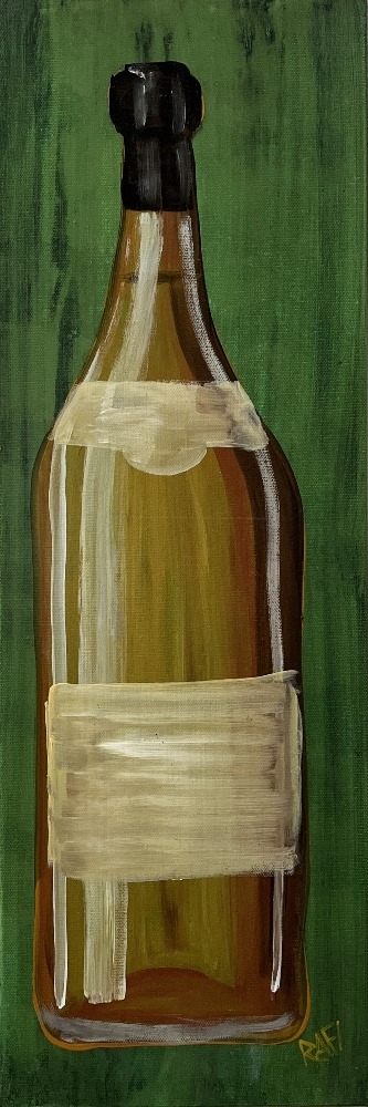 Bottled Moments Original Painting By Artist Rafi Perez Mixed Medium On Canvas 24X32 4 Piece - Image 7