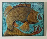 Go With The Flow Mixed Medium on Canvas 24X30 By Artist Rafi Perez