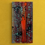 Let Go, Rise Up! Original Painting By Artist Rafi Perez Mixed Medium On Canvas 10X20