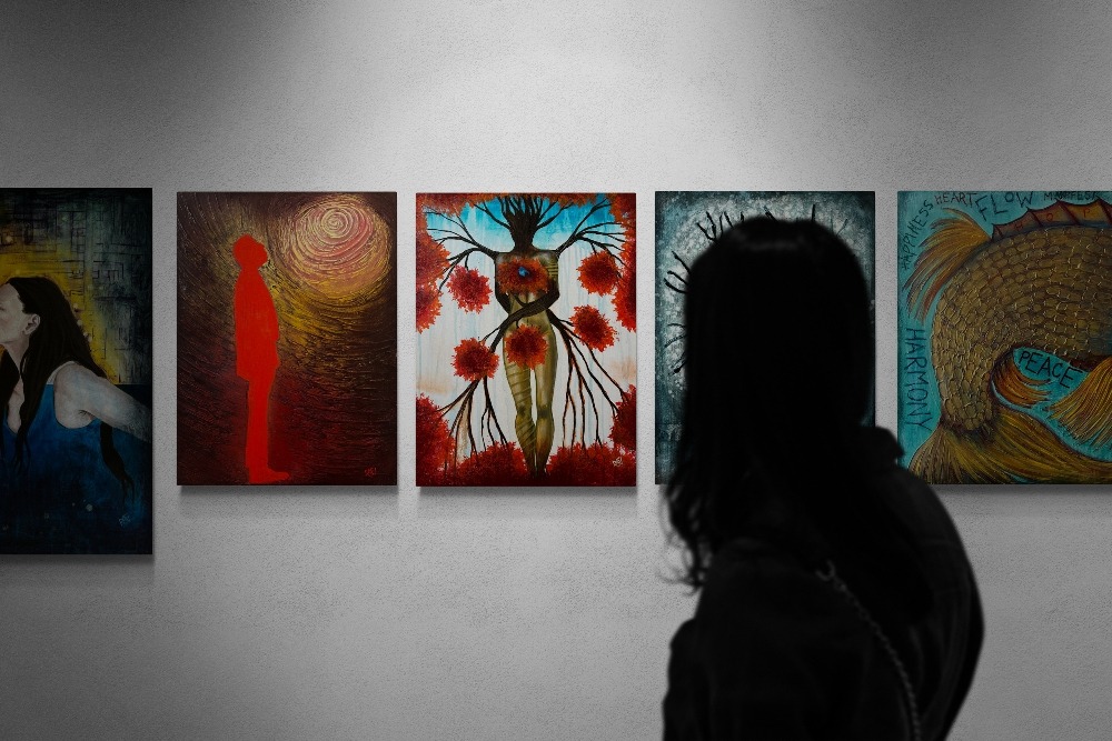 Rooted in Resilience Original Painting By Artist Rafi Perez Mixed Medium On Canvas 18X24 - Image 7