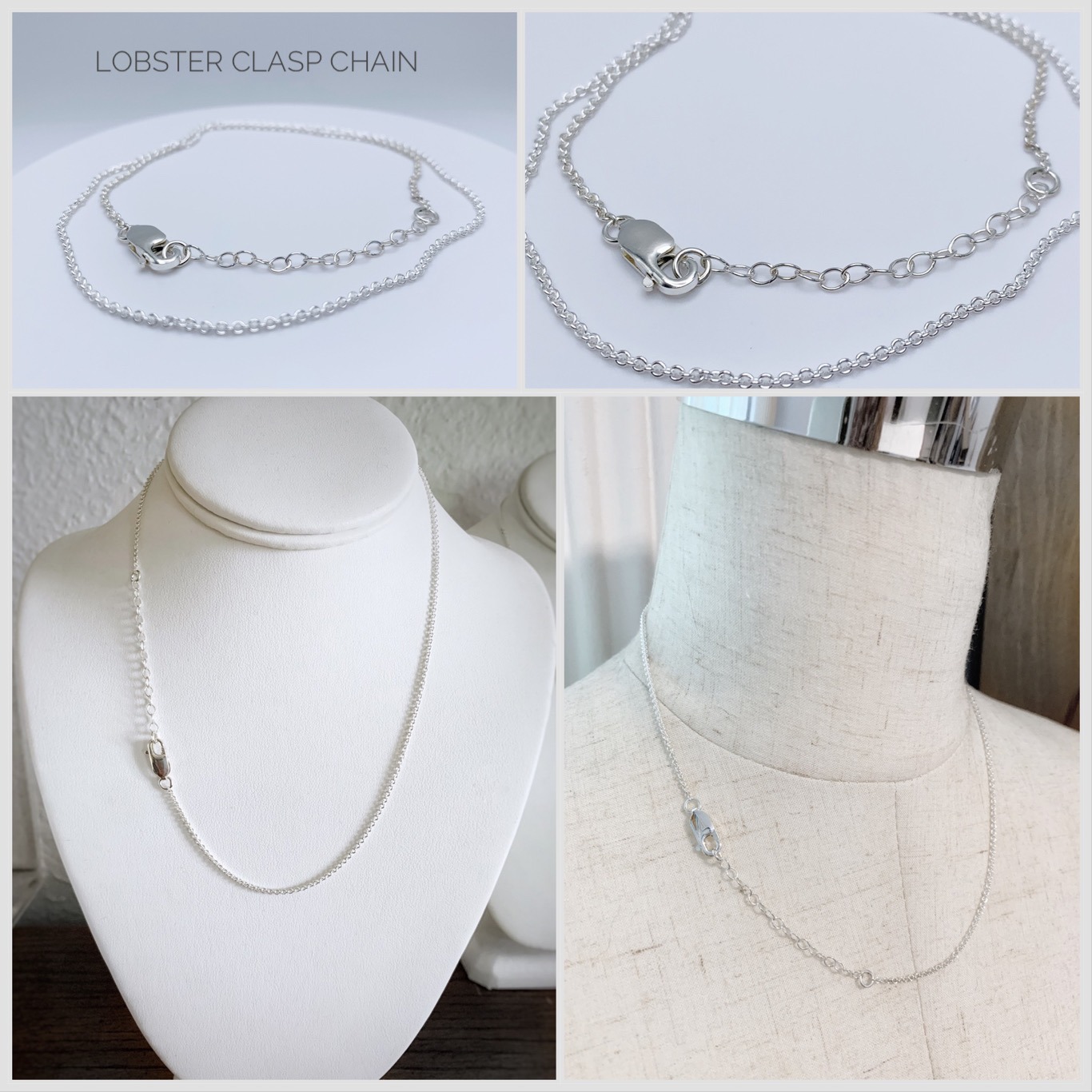 Onyx Diamond Pendant Necklace / Solid Sterling Silver / Genuine Faceted Onyx / Hammer Forged - Image 10