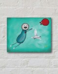 Rise Above Original Painting By Artist Rafi Perez Mixed Medium On Canvas 9X12