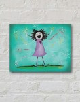 You Are The Spark Original Painting By Artist Rafi Perez Mixed Medium On Canvas 9X12