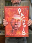 Passion - ALL WE ARE EDITION By Artist Rafi Perez Textured Artist Enhanced Print On Wood 12X15