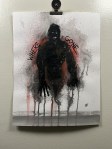 Where Have I Gone By Artist Rafi Perez Ink On Paper 11X14 Shadow Form Series