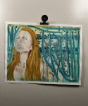 Truth By Artist Rafi Perez Original Painting On Paper 11X14