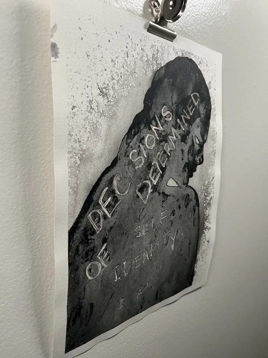 Self Identity STUDY AND EXPERIMENT By Rafi Perez On Paper 9X12 - Image 2