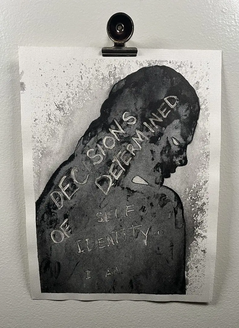 Self Identity STUDY AND EXPERIMENT By Rafi Perez On Paper 9X12