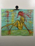 Burning Bright STUDY AND EXPERIMENT By Rafi Perez On Brown Paper 10X13