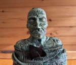 Curiosity as a Compass Sculpture By Artist Rafi Perez 13X6X3