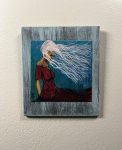 Contemplation Of Power STUDY AND EXPERIMENT By Artist Rafi Perez On Wood 5X6