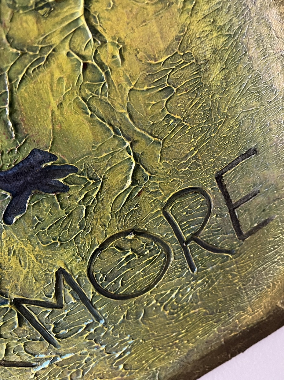 The Raven (Nevermore 1) By Rafi Perez Original Painting Mixed Medium on Canvas 16X20 - Image 5