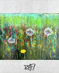 Persistence Of Whispers Original Painting By Artist Rafi Perez Mixed Medium On Canvas 24×30