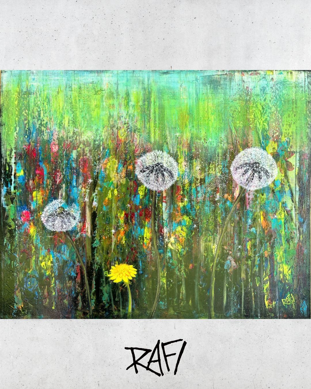 Persistence Of Whispers Original Painting By Artist Rafi Perez Mixed Medium On Canvas 24×30