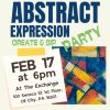 02-17-27 FEBRUARY Abstract Expression Create & Sip Party with Rafi and Klee – Art Night At The Exchange