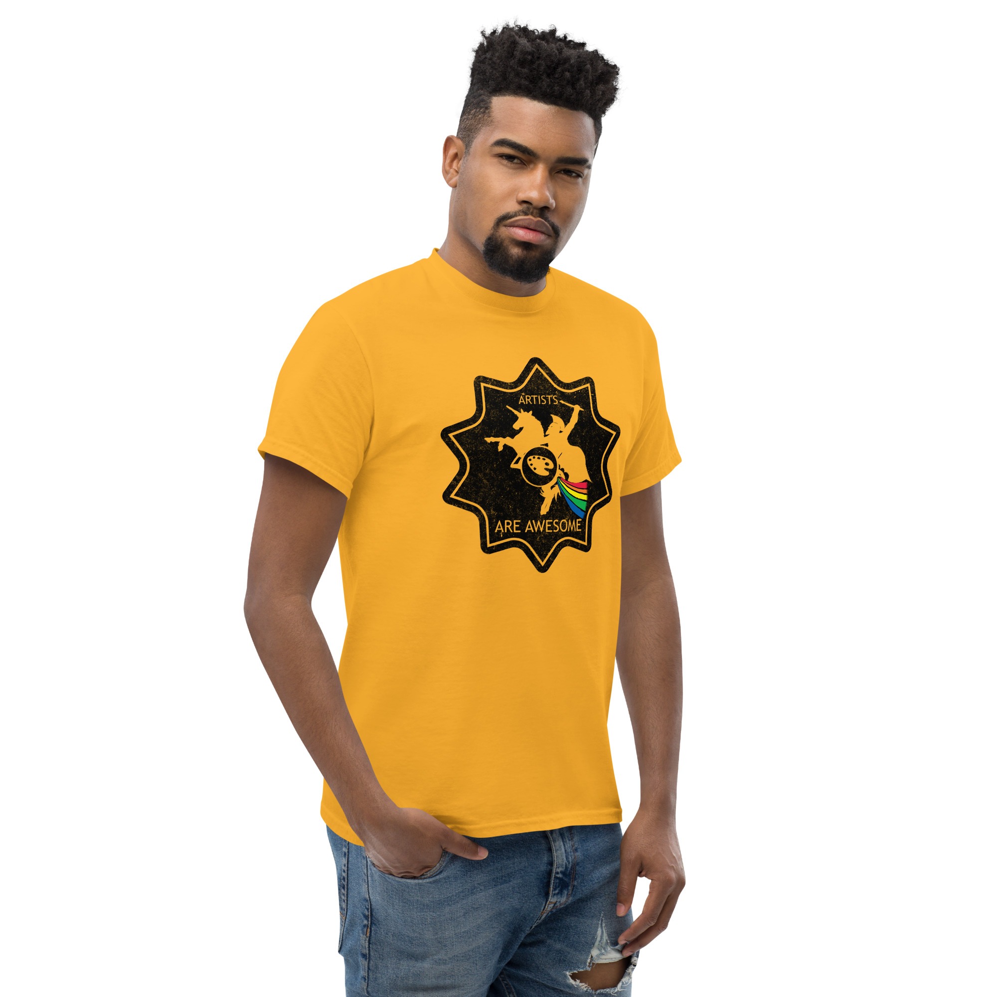 The Creative Warrior Unisex Classic Tee Design By Rafi Perez - Image 4