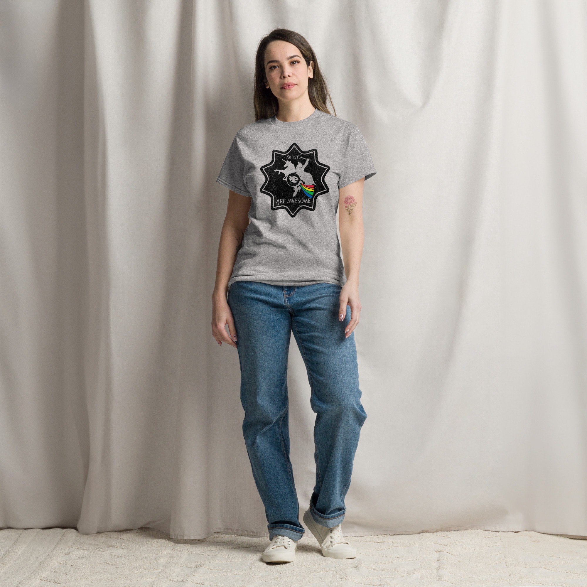 The Creative Warrior Unisex Classic Tee Design By Rafi Perez - Image 5