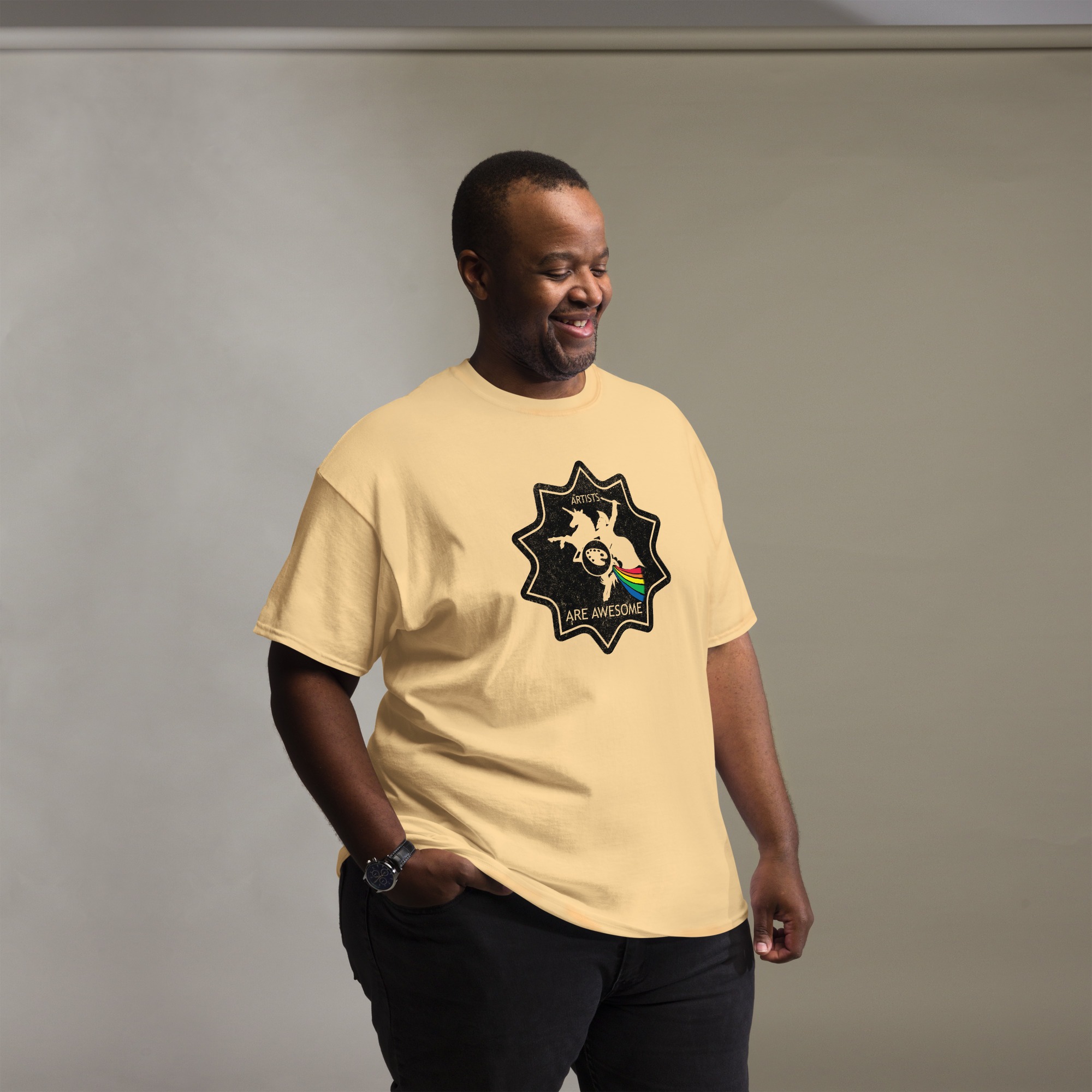 The Creative Warrior Unisex Classic Tee Design By Rafi Perez - Image 7