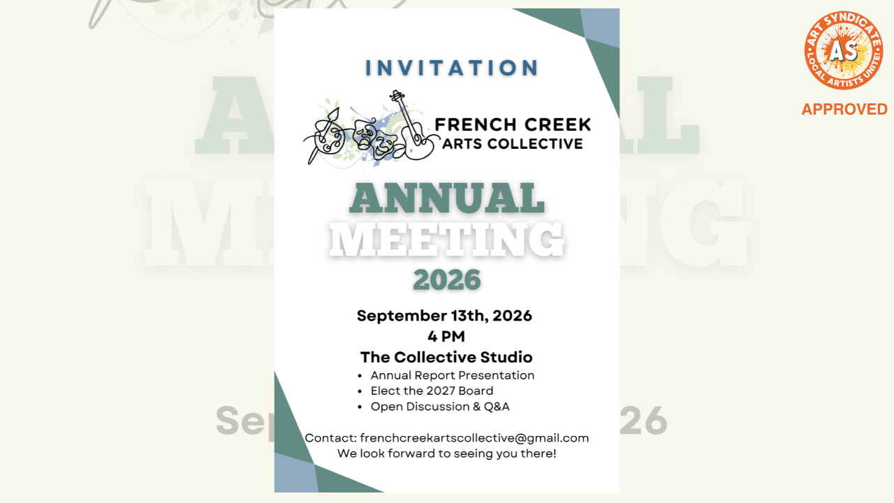 09-13-26 French Creek Arts Collective Meeting