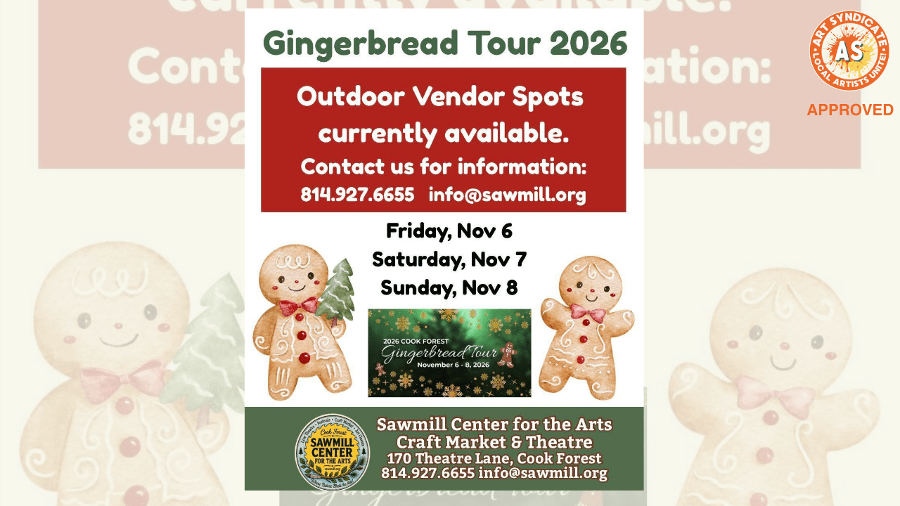 08-26-26 OPEN CALL Gingerbread Tour Weekend