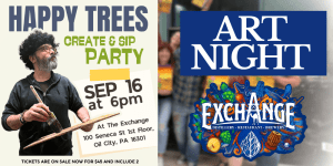 Happy Trees Create &amp; Sip Party