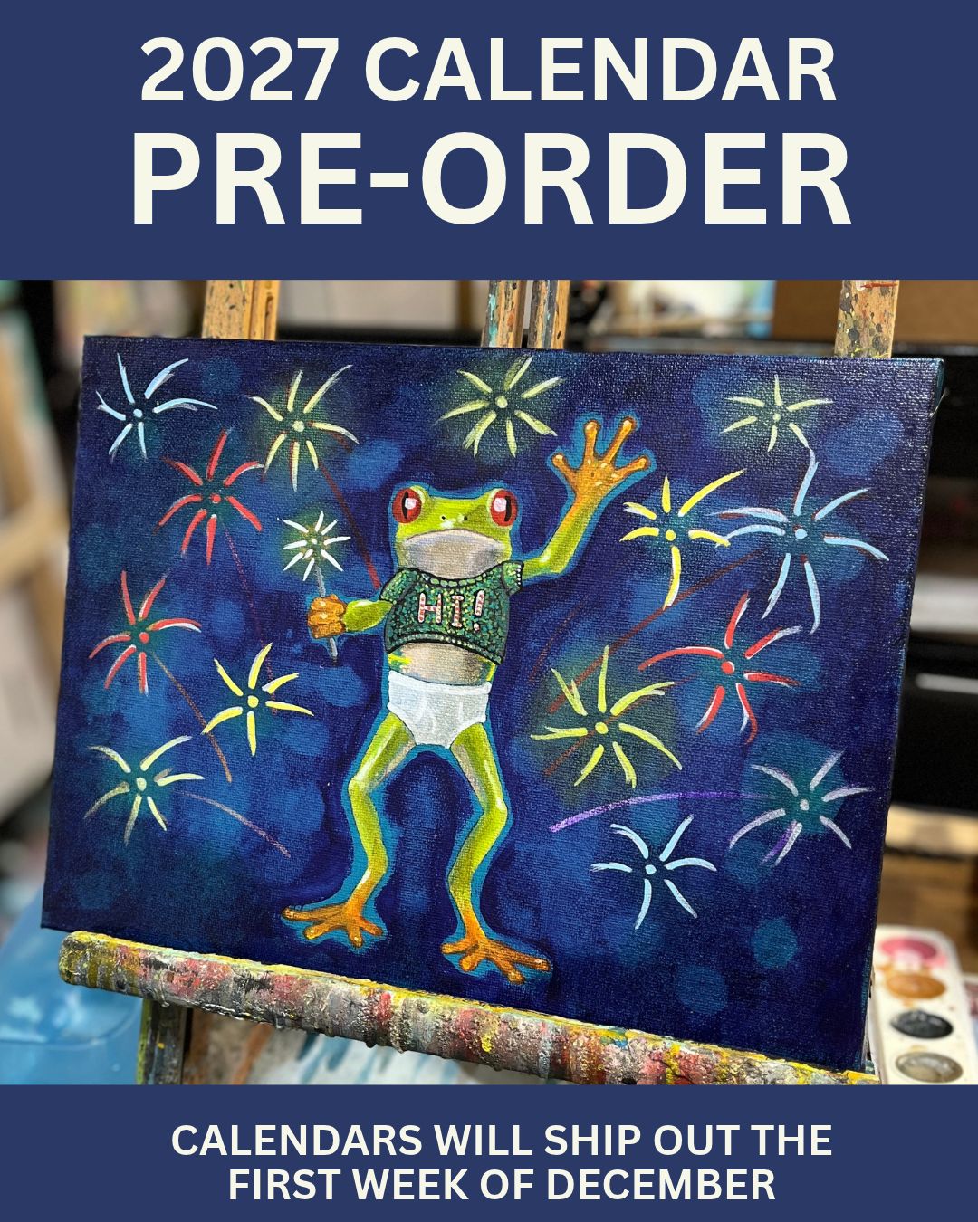 2027 Special LIMITED Edition Calendar Signed By Artist Rafi Perez - HOPTASTIC SERIES - Image 3
