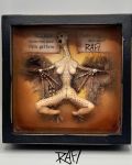 Guinea-Fowl Fairy Original Sculpture By Artist Rafi Perez 6x6x2