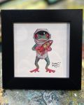 Nothing Is Impossible Hoptastic Artist Enhanced Framed Print By Rafi Perez 5×5