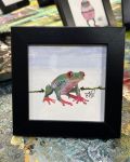 One Hop At A Time Hoptastic Artist Enhanced Framed Print By Rafi Perez 5×5