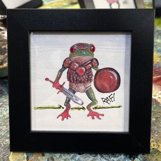 You Are A Warrior Hoptastic Artist Enhanced Framed Print By Rafi Perez 5×5