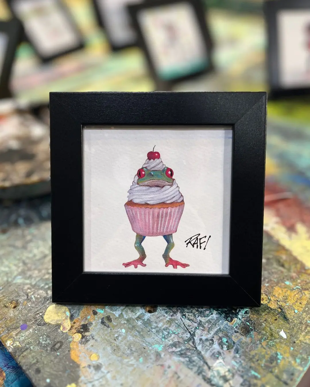 You Are Sweet Hoptastic Artist Enhanced Framed Print By Rafi Perez 5×5 - Image 2